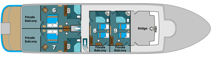 Galapagos Paradise Dreams - Upper Deck